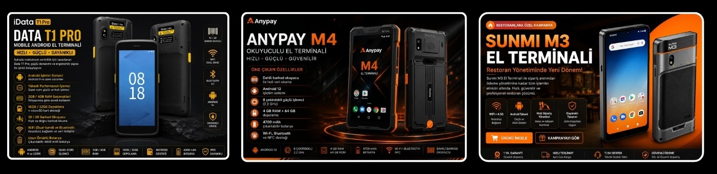 Android mobil el terminali